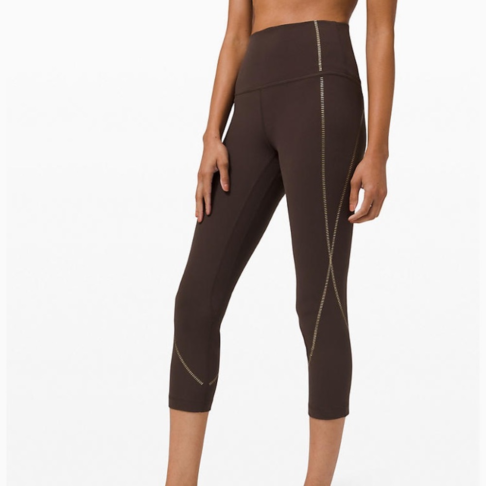 Lululemon Align HR Crop Leggings 21” *Gold